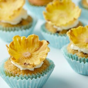 Baby banana pineapple cakes