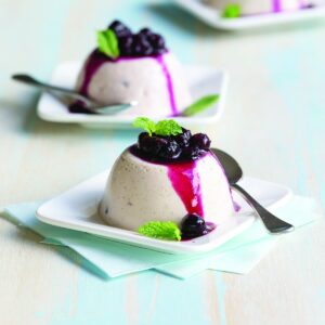 Berry pannacotta