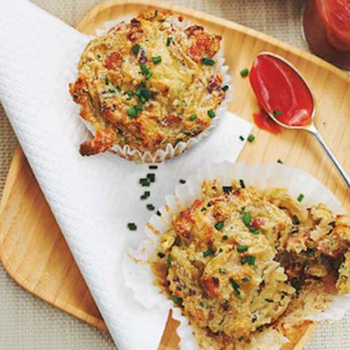 Savoury breakfast muffins