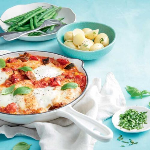 Cheesy chicken parmigiana