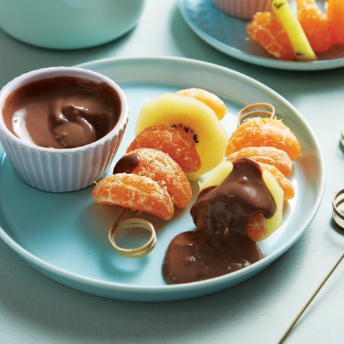 Chocolate orange custard