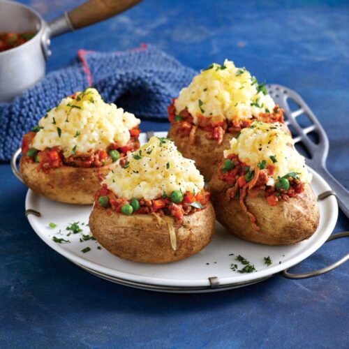 Cottage pie jacket potatoes