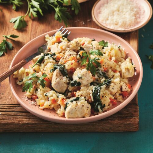 Easy chicken risotto