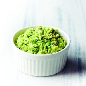 Edamame and mint dip