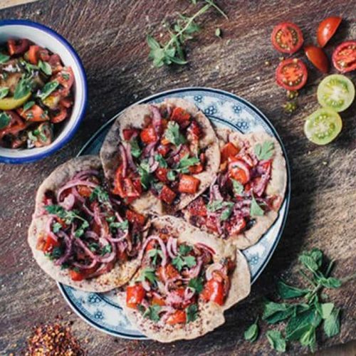 Frying-pan Turkish flatbreads