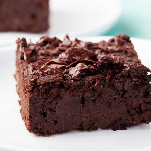 Healthier chocolate brownie