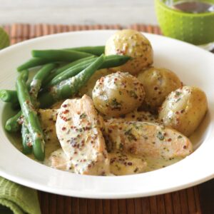 Herb and mustard baked chicken