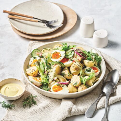 Healthier classic potato salad