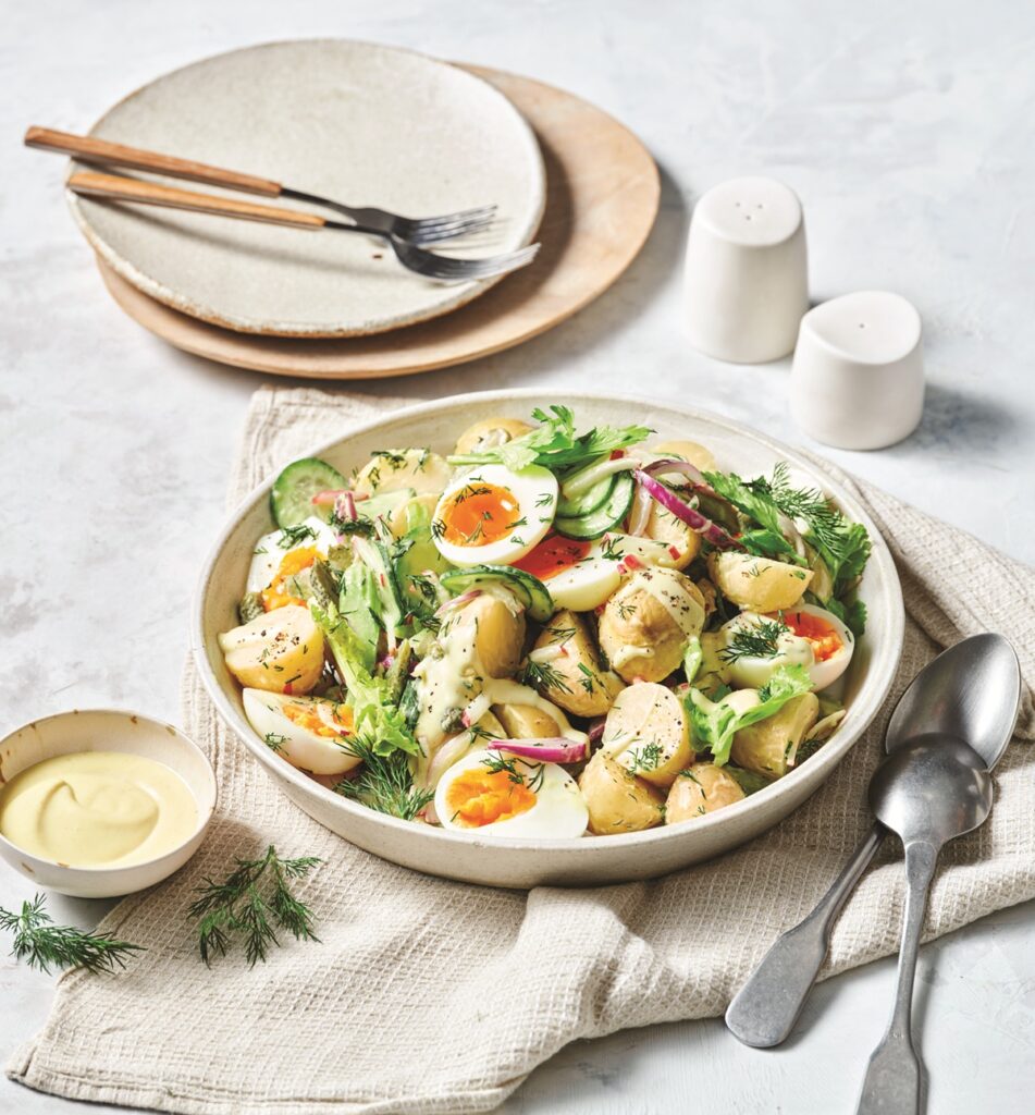 Healthier classic potato salad