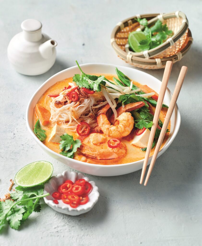 Quick and easy laksa