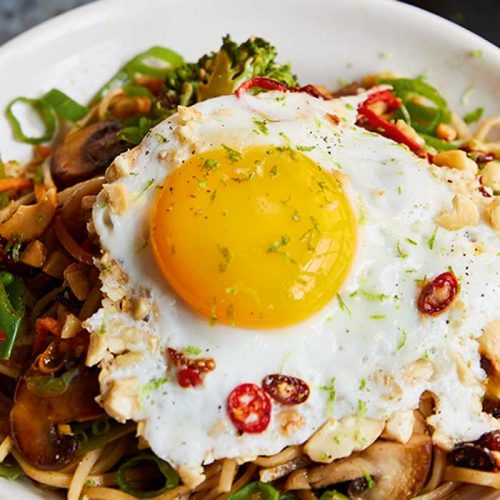 Veggie noodle stir-fry