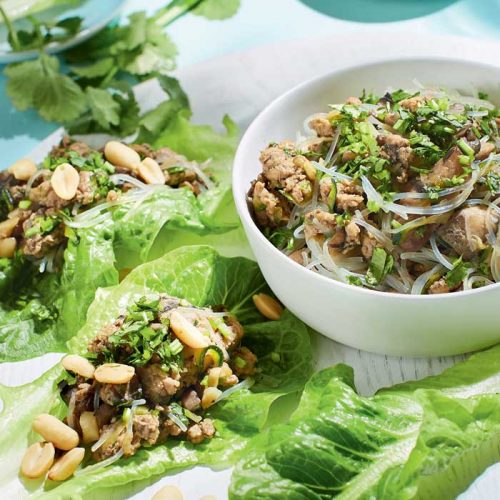 San choy bau with turkey mince
