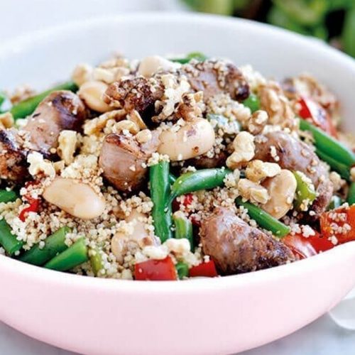 Sausage and couscous salad