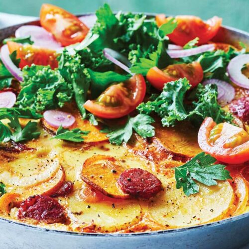 Spanish-style tortilla