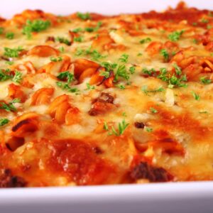 Spinach pasta bake