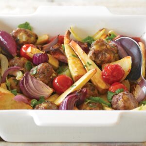 Tasty meatball bake