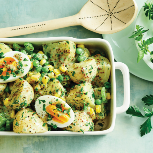 Green goodness potato salad