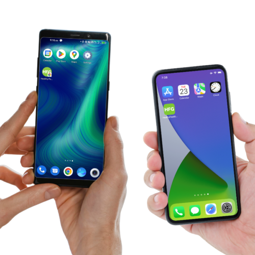 How to add healthyfood.com to your mobile home screen